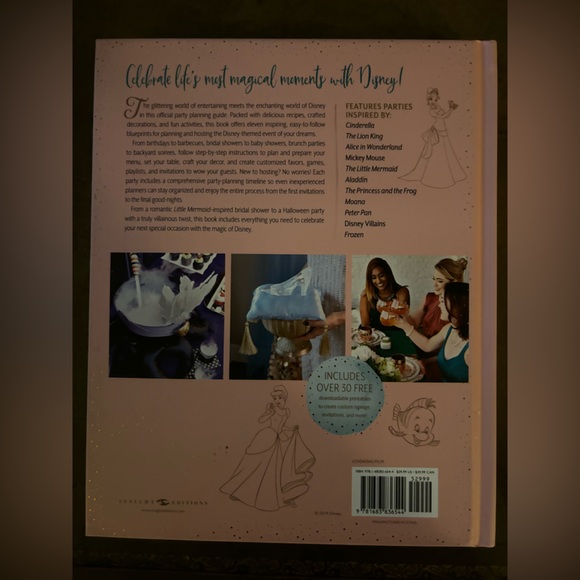 ‼️ SALE ☃️‼️ Entertaining with Disney Book - Like New! - Picture 2 of 2